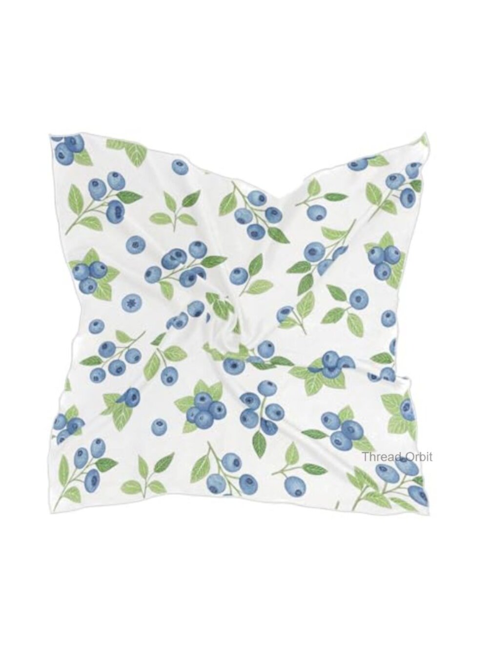 Silk Feeling Square Scarf Bandana Head Wrap Neckerchief 23.6 Inch